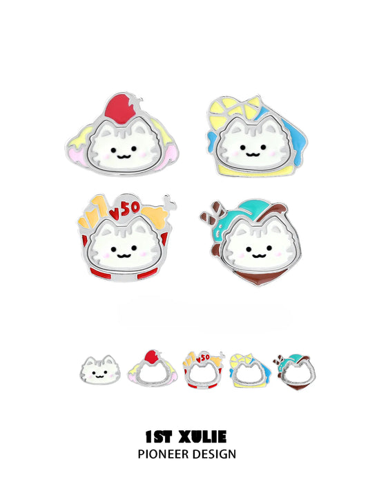 Cuties' Appleland S925 Puppy Interchangeable Stud Earrings™