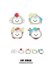 Cuties' Appleland S925 Puppy Interchangeable Stud Earrings™