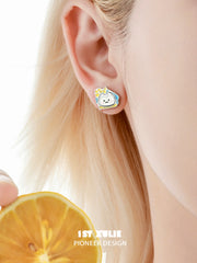 Cuties' Appleland S925 Puppy Interchangeable Stud Earrings™