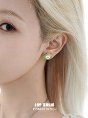 Cuties' Appleland S925 Kitten Interchangeable Stud Earrings™