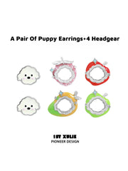 Cuties' Appleland S925 Puppy Interchangeable Stud Earrings™
