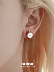 Cuties' Appleland S925 Puppy Interchangeable Stud Earrings™