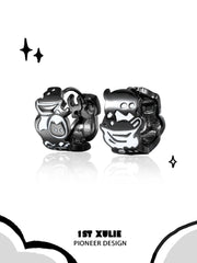 Ghosts Black Cat18K Black Gold Plated Earrings™