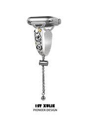 Graffit Kitten ＆ Puppy 18k Platinum Plated Metal Apple Watch Band™