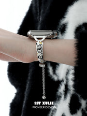 Graffit Kitten ＆ Puppy 18k Platinum Plated Metal Apple Watch Band™