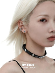 Graffit Puppy 18K Platinum Plating Asymmetrical Earclips Ear Clips™