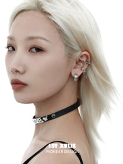 Graffit Puppy 18K Platinum Plating Asymmetrical Earclips Ear Clips™