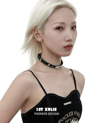 Graffit Puppy 18K Platinum Plating Asymmetrical Earclips Ear Clips™