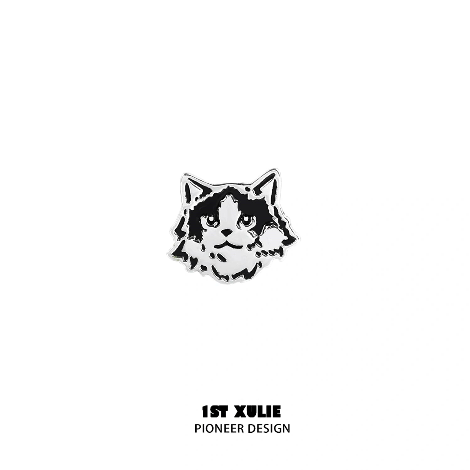 그래피티 키튼 S925 스털링 실버 스터드 귀걸이™