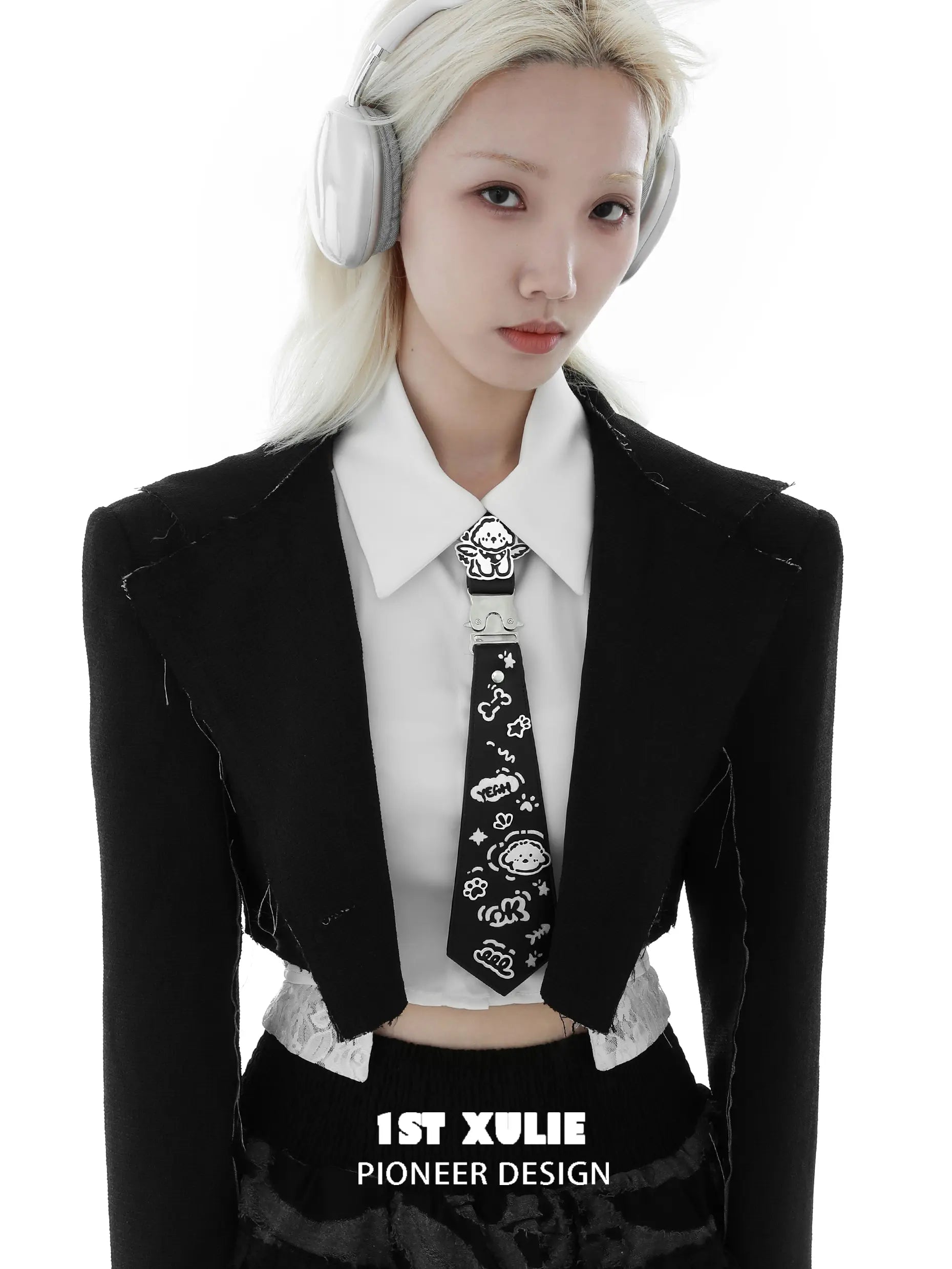 그래피티 퍼피 울트라 파이버 가죽 넥타이™