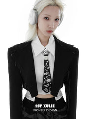 Graffiti Puppy Ultra-Fiber Leather Tie™