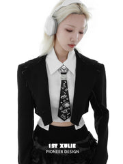 Graffiti Puppy Ultra-Fiber Leather Tie™