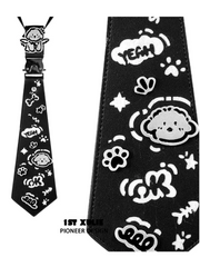 Graffiti Puppy Ultra-Fiber Leather Tie™