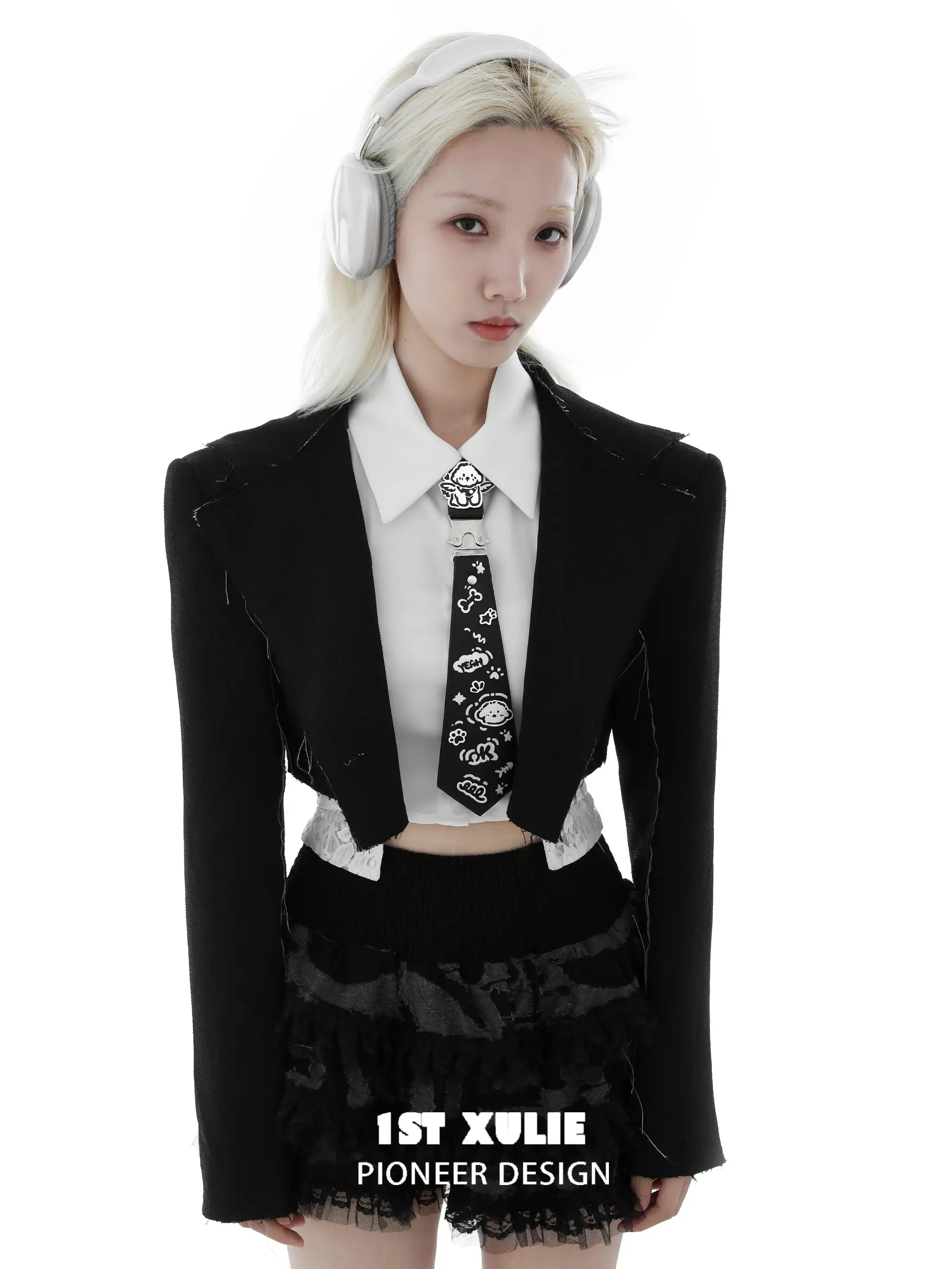 그래피티 퍼피 울트라 파이버 가죽 넥타이™