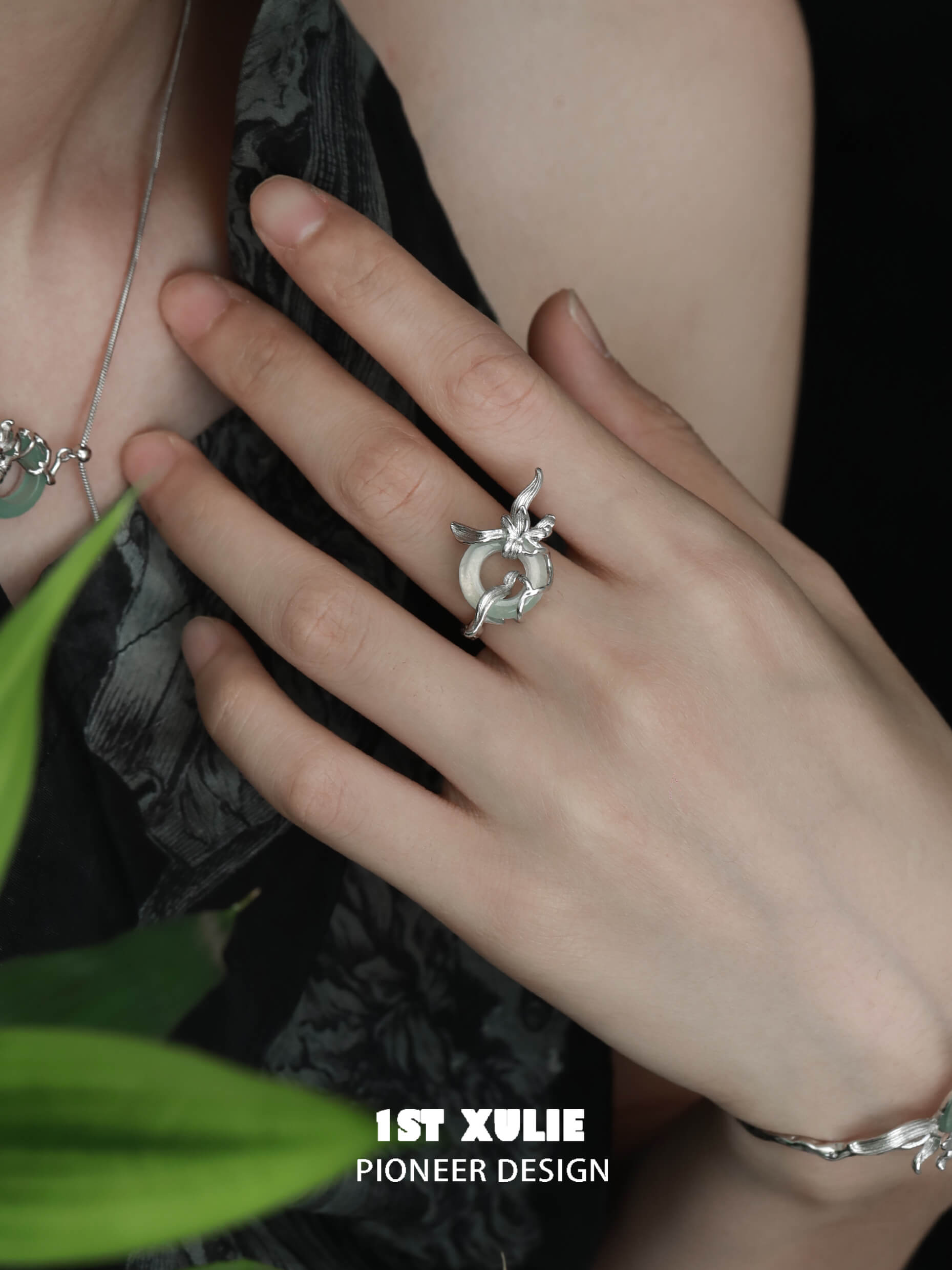 Irises S925 Sterling Silver Jade Rings™