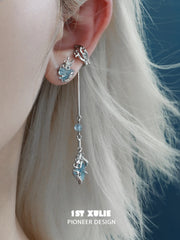 Loong-Ling Loong Aquamarine S925 Sterling Silver Stud Earrings™
