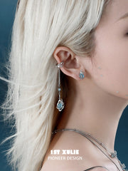 Loong-Ling Loong Aquamarine S925 Sterling Silver Stud Earrings™