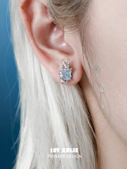 Loong-Ling Loong Aquamarine S925 Sterling Silver Stud Earrings™