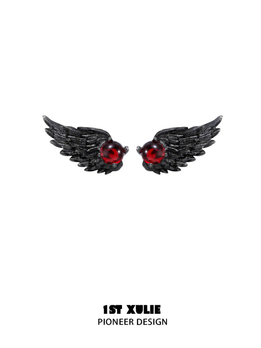 Lucifer 18K Gold Spread Wings Earring™