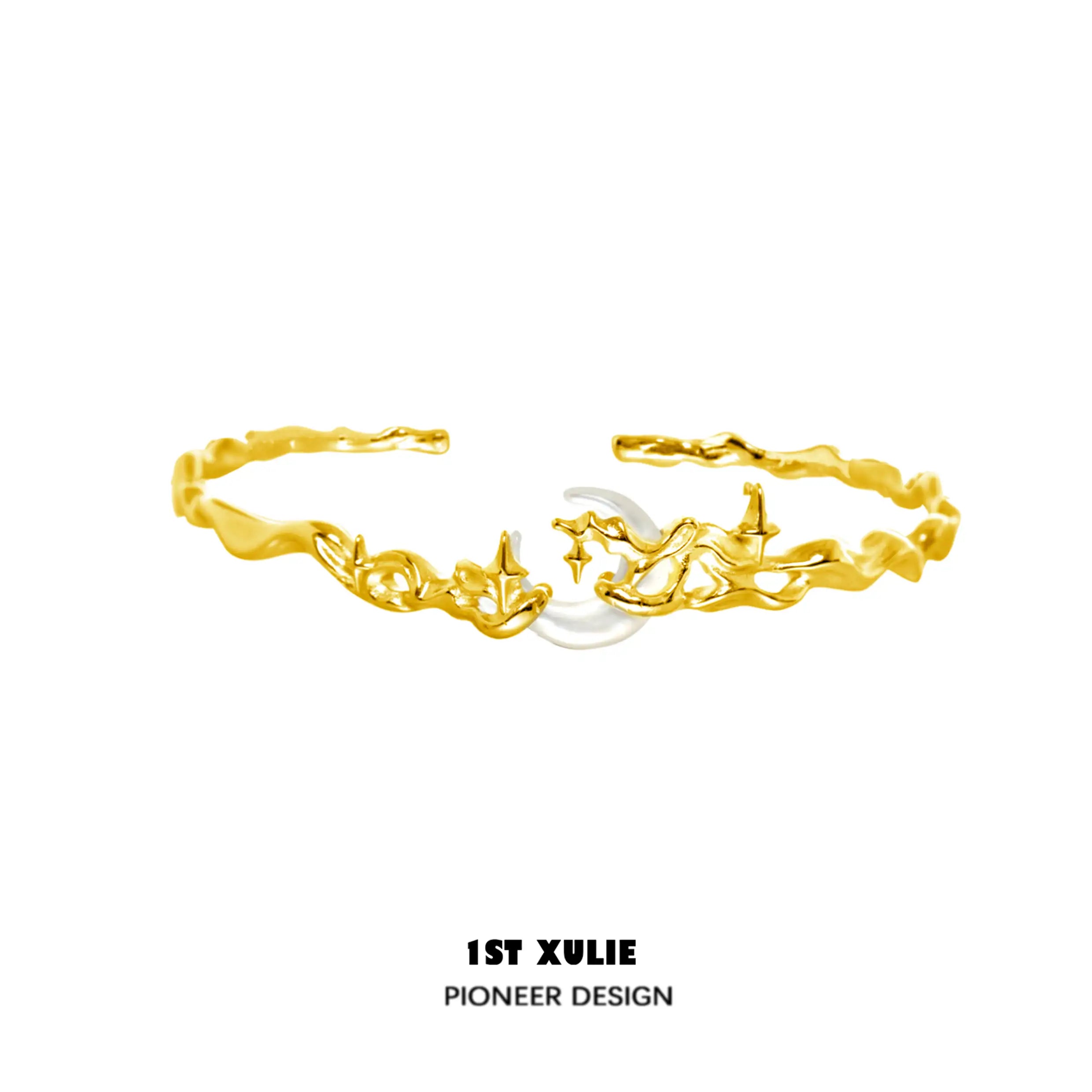 MYTH OF THE MOON S925 스털링 실버 24K 골드 도금 팔찌™