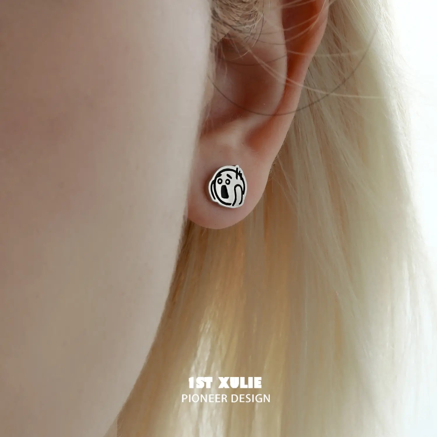 무드 다이어리 925 스털링 실버 스타 스터드 귀걸이™