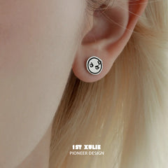 Mood Diary 925 Sterling Silver Star Stud Earrings™