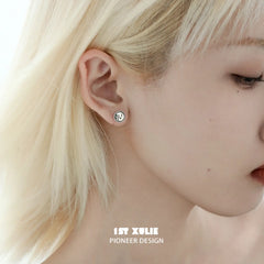 Mood Diary 925 Sterling Silver Star Stud Earrings™
