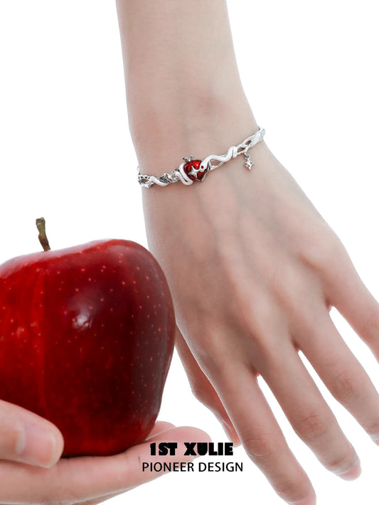 Nom Nom Snake 18K Platinum Plating Adjustable Open Bangle Bracelet™