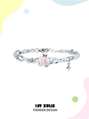 Nom Nom Snake 18K Platinum Plating Adjustable Open Bangle Bracelet™