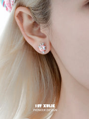 Nom Nom Snake S925 18K Platinum Plating Stud Eearrings™