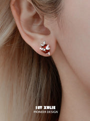 Nom Nom Snake S925 18K Platinum Plating Stud Eearrings™