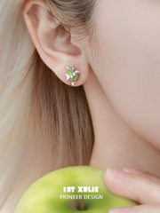 Nom Nom Snake S925 18K Platinum Plating Stud Eearrings™
