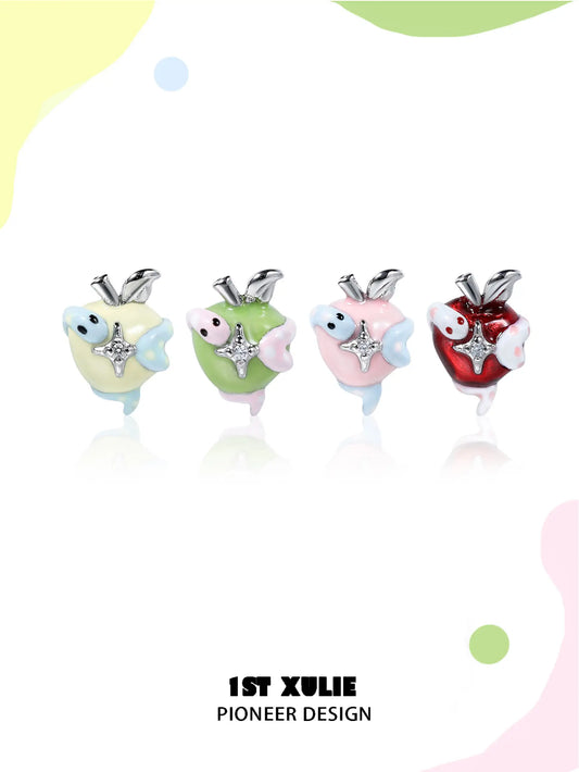 Nom Nom Snake S925 18K Platinum Plating Stud Eearrings™
