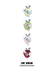 Nom Nom Snake S925 18K Platinum Plating Stud Eearrings™