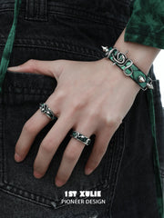 Snake Bite S925 Sterling Silver Open-End Couple's Ring™