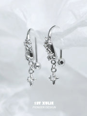 Silver Angel 925 Sterling Silver Zircon Earrings™