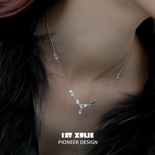 Silver Angel S925 Sterling Silver Zircon Chokers Necklaces™