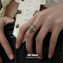 Sinfulness 18K Vintage Gold Plated Skull Rings™