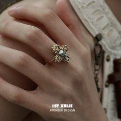 Sinfulness 18K Vintage Gold Plated Skull Rings™