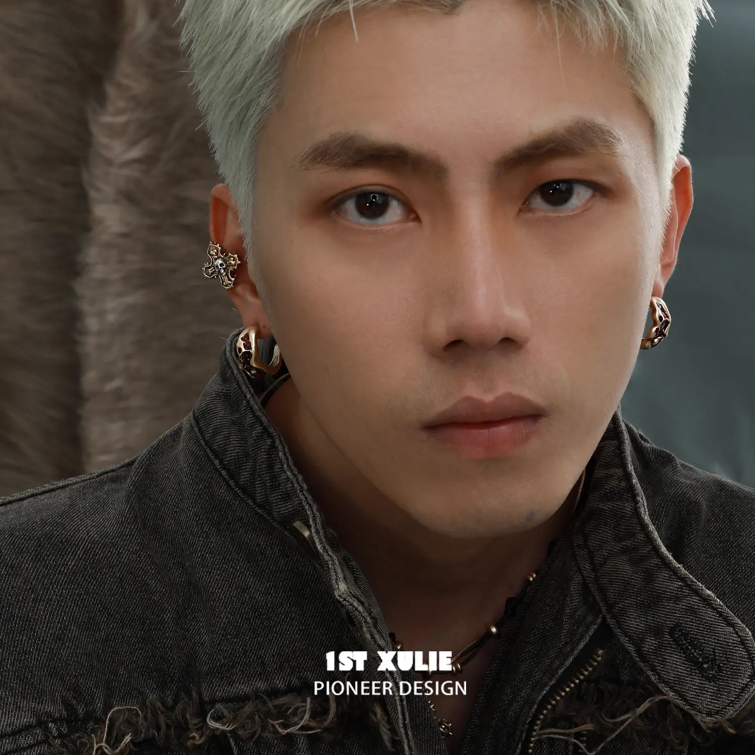 Sinfulness S925 18K 빈티지 골드 도금 귀걸이™