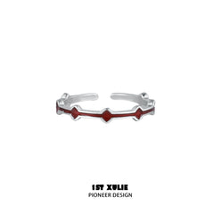 Snake Bite S925 Sterling Silver Snake ＆ Cross Adjustable Rings™