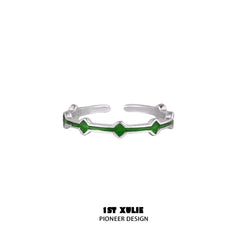 Snake Bite S925 Sterling Silver Snake ＆ Cross Adjustable Rings™