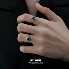 Snake Bite S925 Sterling Silver Energy Crystal Couples Rings™