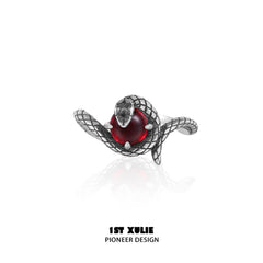 Snake Bite S925 Sterling Silver Energy Crystal Couples Rings™
