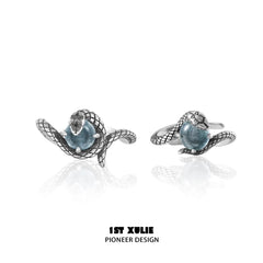 Snake Bite S925 Sterling Silver Energy Crystal Couples Rings™