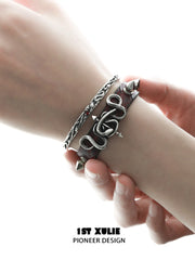 Snake Bite S925 Sterling Silver Crystal Bangel Bracelet™