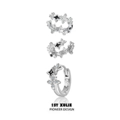 Star Trails S925 Sterling Silver Butterfly Ear Clips ＆ Earrings™
