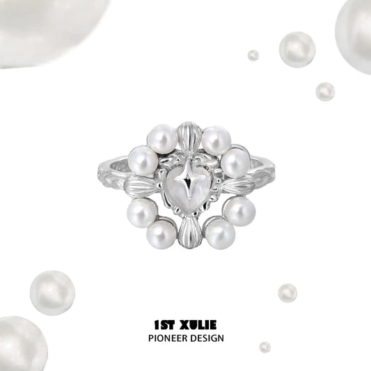 Tears of Mermaid S925 Sterling Silver Pearls Agates Rings™