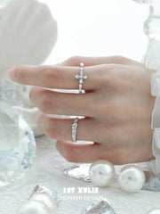 Tears of Mermaid S925 Sterling Silver Pearls Zircon Ring™