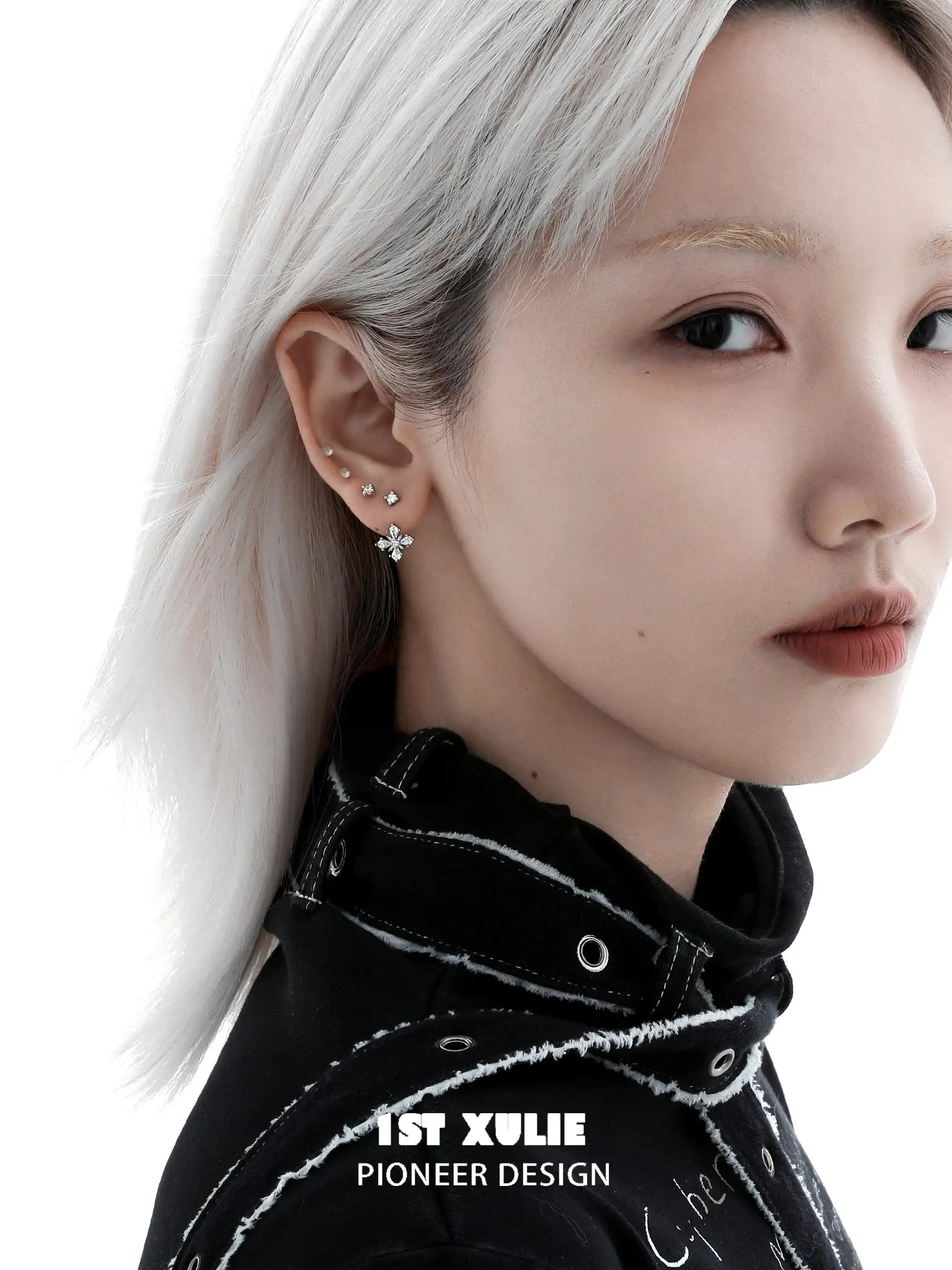 인어의 눈물 S925 스털링 실버 진주 지르콘 스터드 귀걸이™